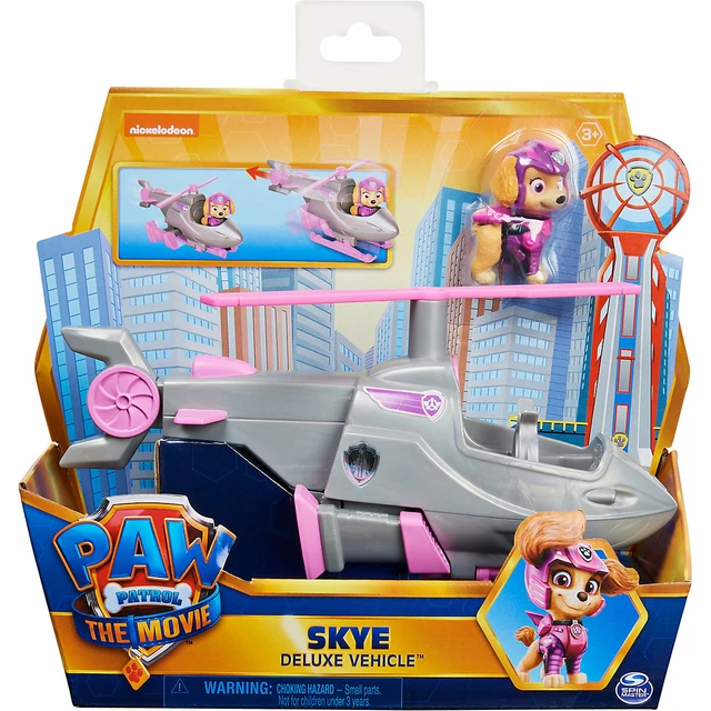 PAW PATROL Deluxe Dino Fahrzeug Vehicle Rocky Skye Rubble Chase Marshall Zuma