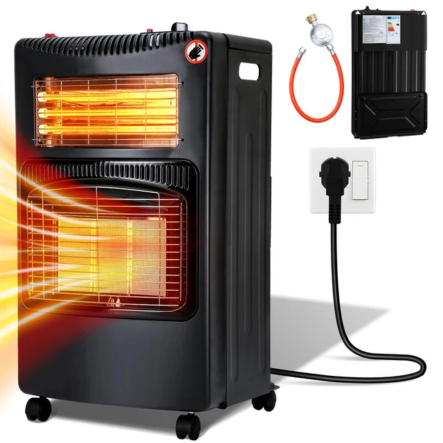 Gasheizung Heizstrahler Elektroheizung Gasheizofen 4200W Bauheizer Heizgerät
