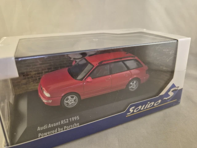 Modèle Réduit Solido Audi Avant S2 1994 Bleu - Échelle 1/43 - Neuf Jamais Ouvert