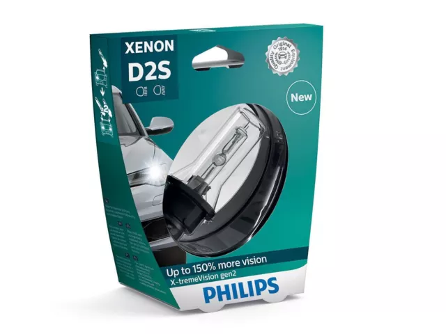 1x D2S PHILIPS Xenon X-treme Vision gen2 85122XV2S1 HID Ampoule avant 35W