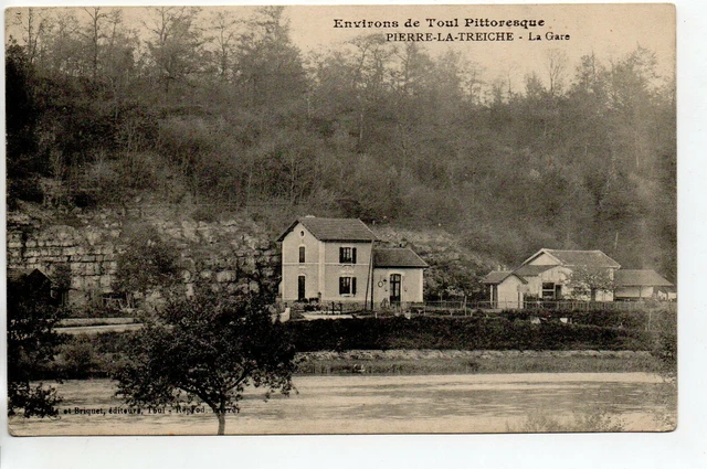 PIERRE LA TREICHE - Meurthe et Moselle - CPA 54 - la gare