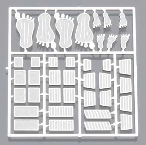 Detail-Master Custom Foot Pedals (26pc) - Plastic Model Vehicle Accessory Kit