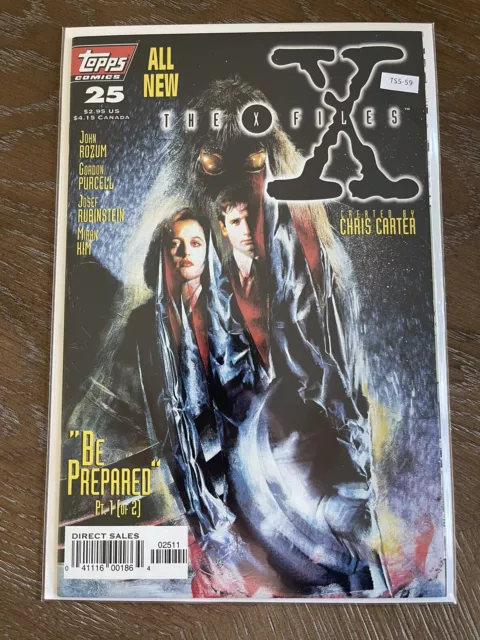 The X Files Be Prepared Part 1 Of 2 #25 Topps Comics High Grade 8.5 Ts5-59