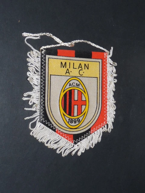 Football Fanion Years 1980 Italy Italy Calcium Milan Ac Milano Rossoneri
