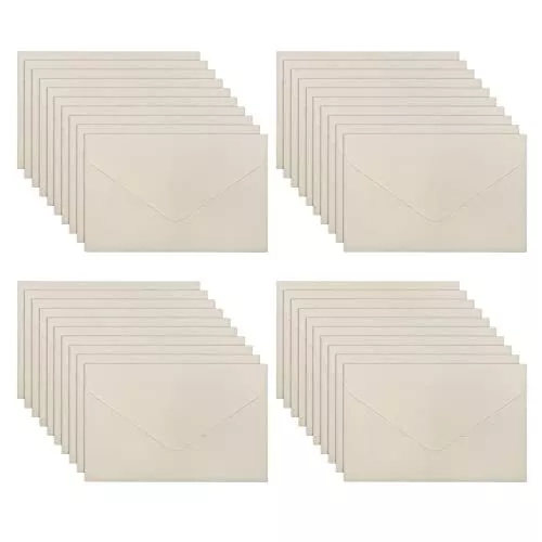 UMCHU 40 Pezzi 10.5 * 7cm Buste di Carta Kraft,Busta classica,per (E7q)