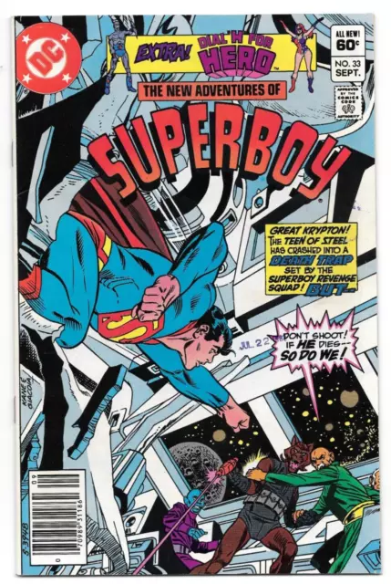 New Adventures of Superboy #33 ~ 1982 DC Comics, Gil Kane, 1st Naiad, Diana Lyon