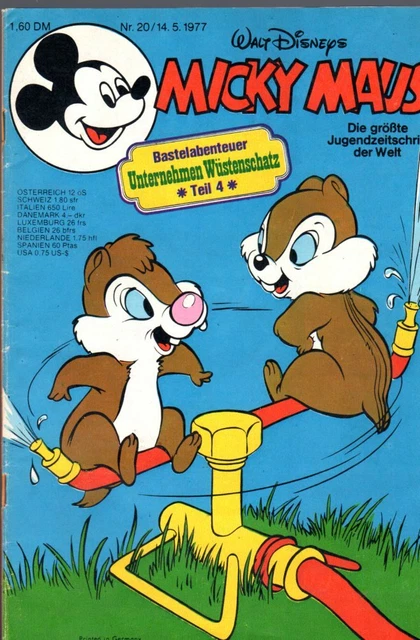 Micky Maus Sie Wählen 1 Heft -1977 alle ZI  mit Beilage ab 5 auktionen portofrei