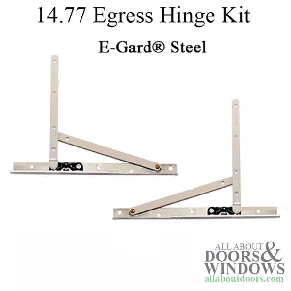 Truth 14.77 series Egress Casement window hinge & arm kit  2-9/32" opening- E-G