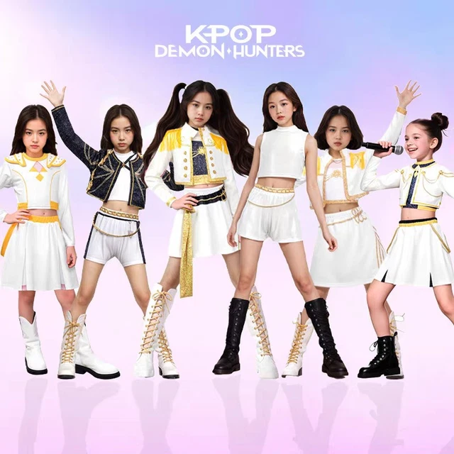 Survêtement Enfant K-pop D-Demon H-Hunters 2 Pièces - Sweat Capuche + Jogging Huntrix