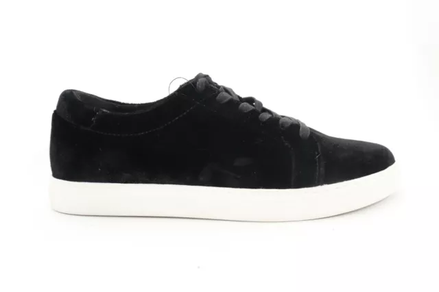 Kenneth Cole Abeo Marlow  Sneakers  Velvet Black Size 8 Neutral Footbed ()
