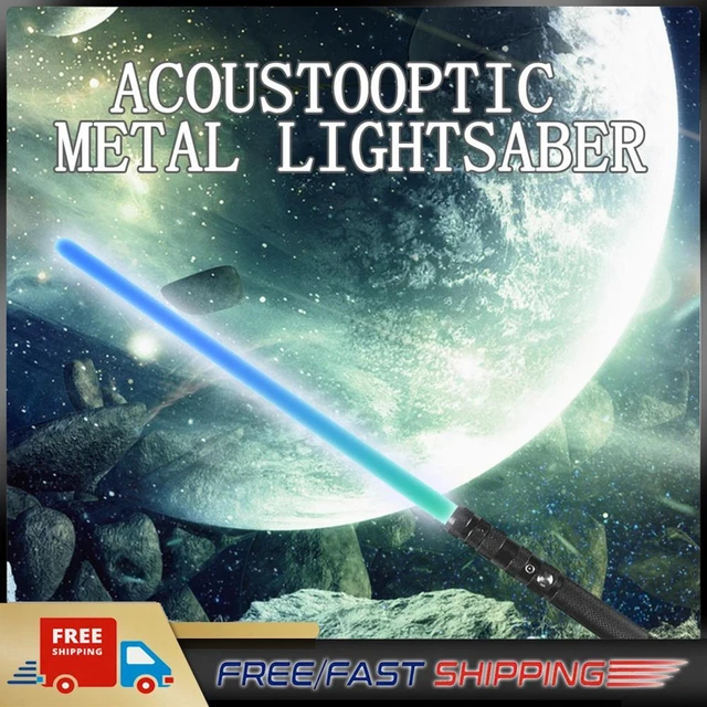 2 Pack LED Lightsaber - Durable Metal Material Hilt 7 Color Changeable (A)