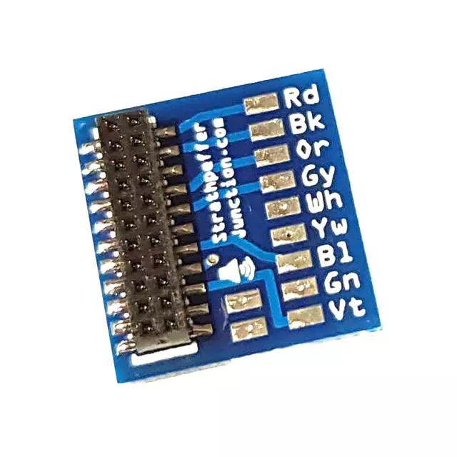 21-Pin DCC Breakout Adaptor (MTC21 Socket & Solder Pads) - Ideal for Hornby TTS