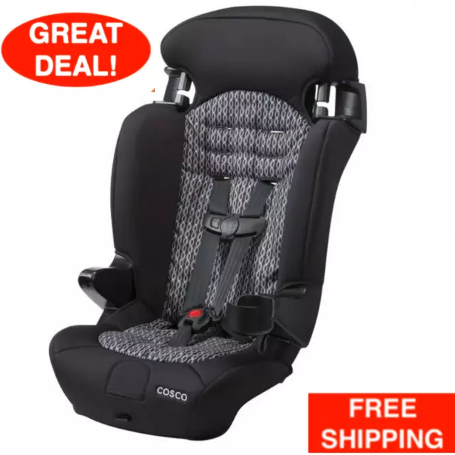 Convertible Car Seat Baby Booster 2 In 1 Toddler Highback Travel Braided Twine