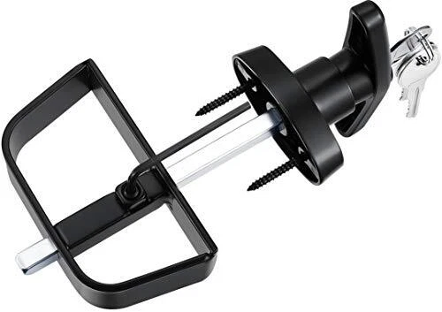 Shed Door Latch T-Handle Lock Kit with 4 Keys,Storage Barn 4-1/2 Inch Stem