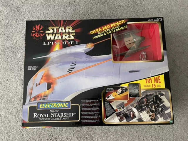 Star Wars: 'Episode I' 1999 Naboo Royal Electronic Starship Playset MISB