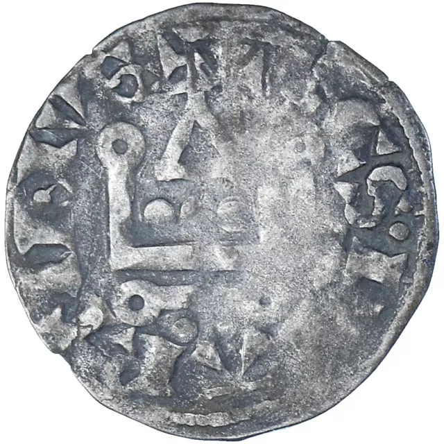 [#1177170] Monnaie, France, Philippe II, Denier, 1180-1223, Saint-Martin de Tour