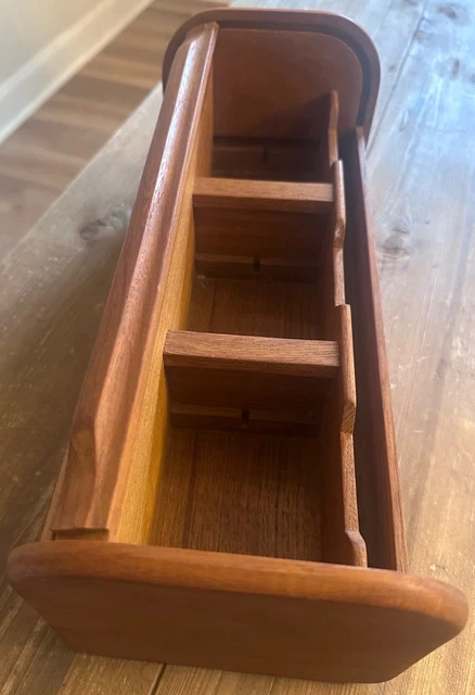 Organisateur De Bureau à Roulettes Kalmar - Teck MCM (Mid-Century Modern)