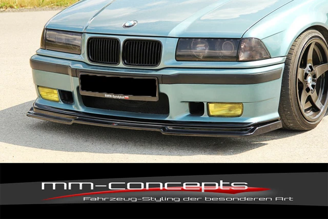 CUP Spoilerlippe E36 CUP Spoilerlippe SCHWARZ Für BMW M3 E36 Coupé 3er Front Schwert Ansatz V1 Maxton Design Frontschwert