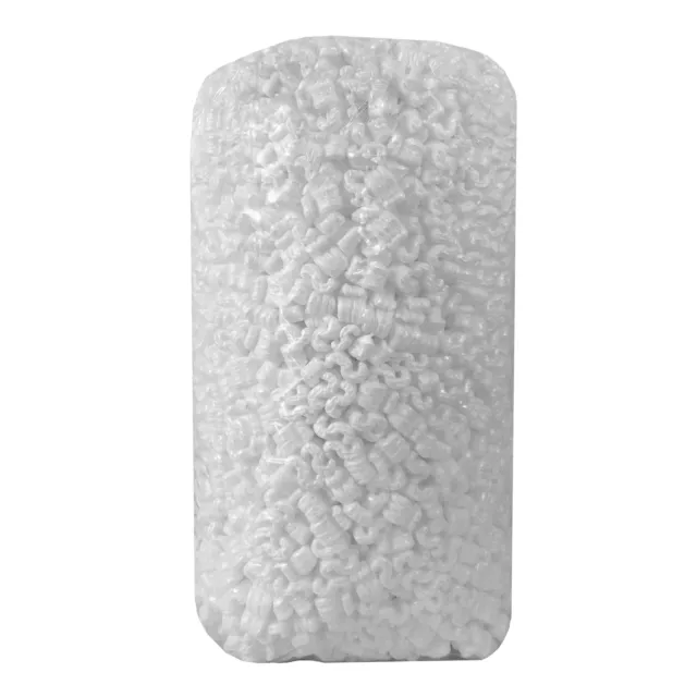 UOFFICE White Regular Loose Fill Packing Peanuts S-Shaped 22.5 Gal / 3 Cubic Fee