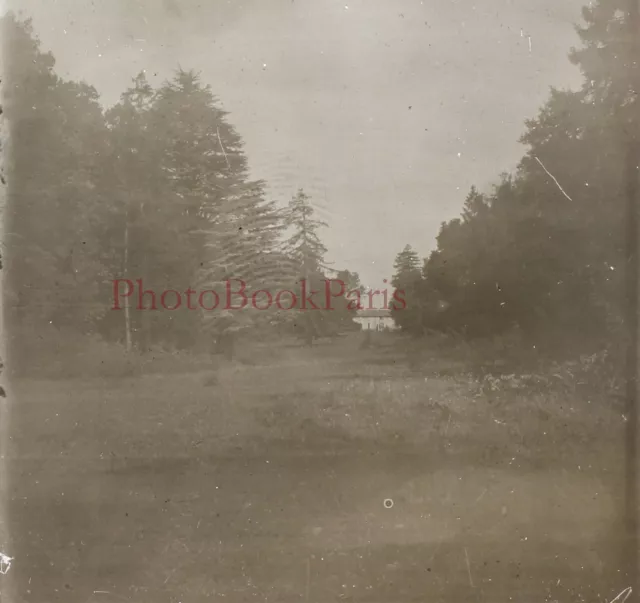 FRANCE Mirabeau Paysage c1930 Photo Plaque de verre Stereo Vintage V17T14n1