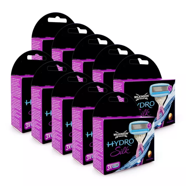 30 x Wilkinson Hydro Silk Rasierklingen Ersatzklingen Damen Frauen Shea Butter