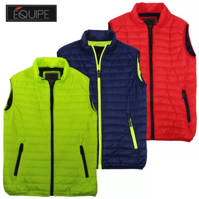 Gilet smanicato 100 grammi leggero da uomo EQUIPE 3 colori M L XL XXL 3XL