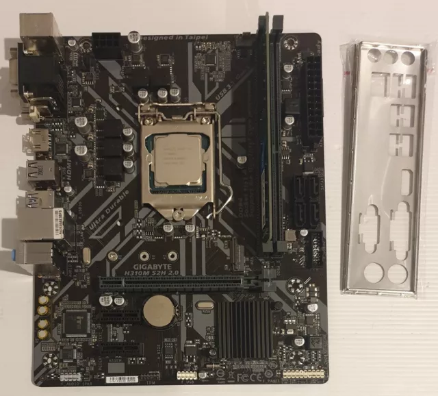 GIGABYTE H310M S2H 2.0 Motherboard, Core i5-8600 & 16GB