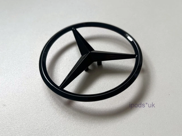 Emblema De Estrella En La Parrilla Delantera De Mercedes Benz Clase A En Negro Brillante, Nuevo - México