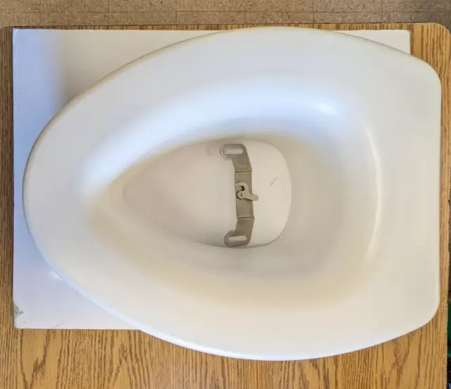 Toilet Seat Riser 5" Safety First Elongated , White 2