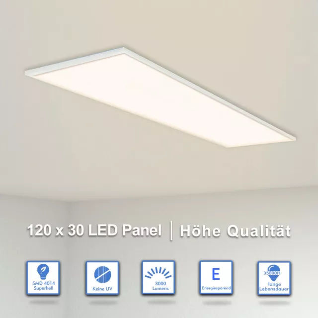 LED Panel Ultraslim Deckenleuchte Deckenlampe Wandleuchte Flach Leuchte Küche