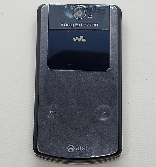 Sony Ericsson Walkman W518a AT&T Flip Phone Vintage Collector UNTESTED USED