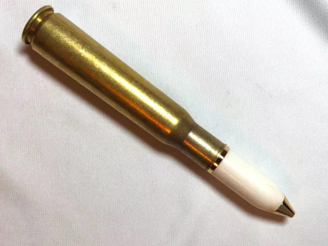 50 Cal Machine Gun Bullet Pen Handmade With Deer Antler 2700 Picclick