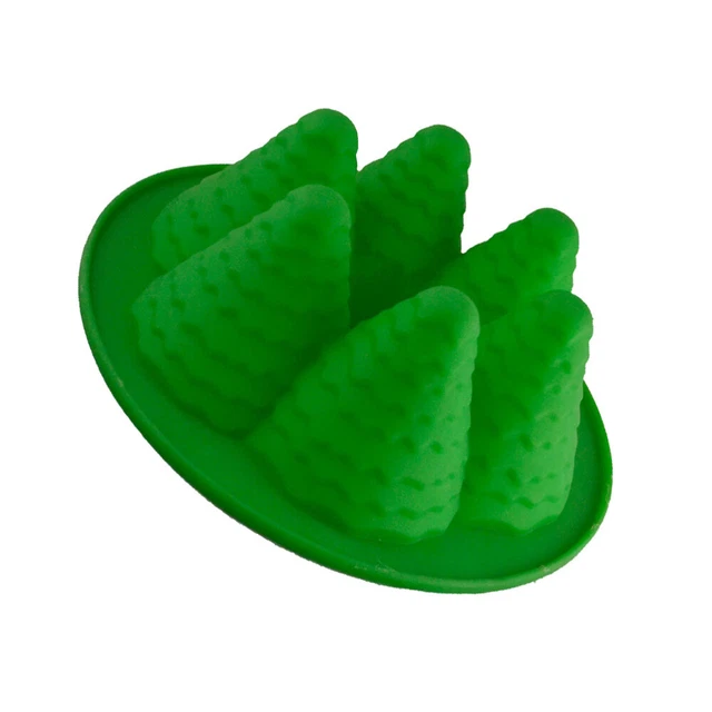 1 pieza 3D Pastel Forma Navidad Hornear Formas Silicona Galletas Formes