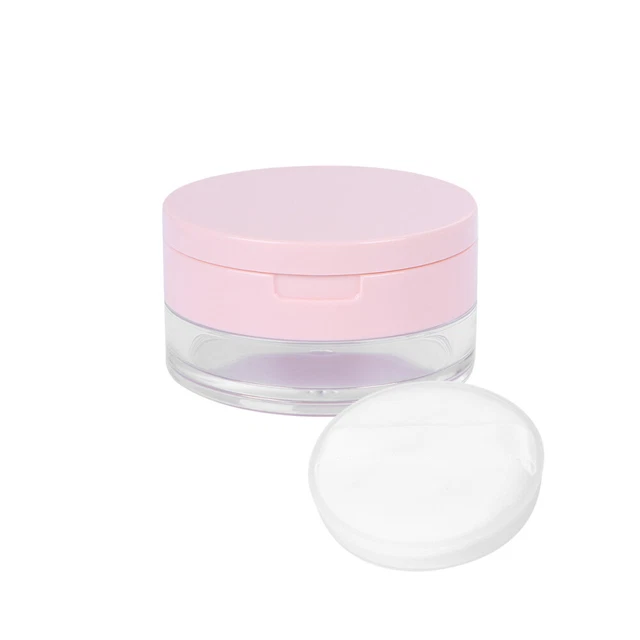 Contenedor de polvo de ajuste soporte para bocanadas olla suelta champú facial viaje Miss
