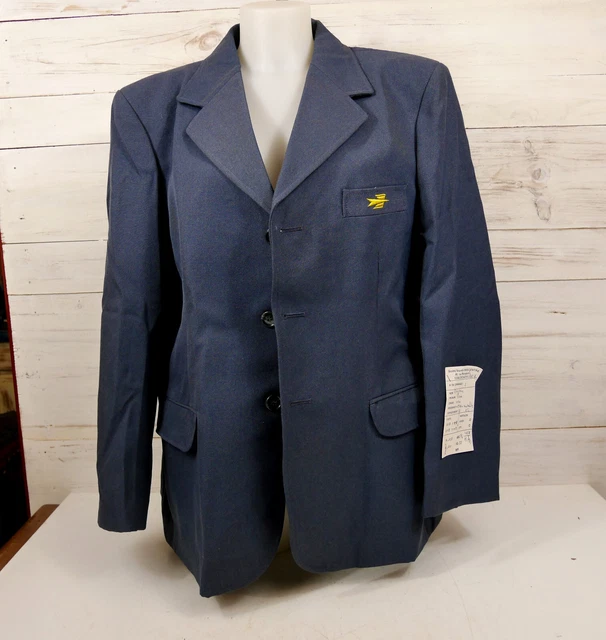 Chemise Ancienne De Facteur La Poste Années 60/70 - Bleu - Taille Inconnue - Occasion Vintage