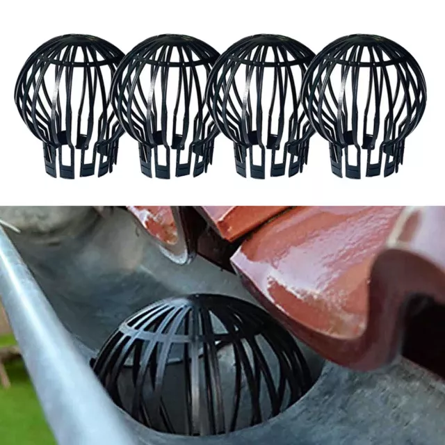 4PCS Gutter Balloon Guard Downpipe Filters Debris Down Pipe Leaf Cover Moss Clog