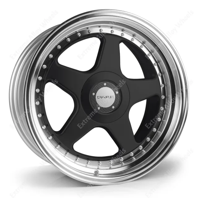 17" Black F5 Alloy Wheels Fits Ford Escort XR3 + Fiesta XR2 ST ST Line 4x108