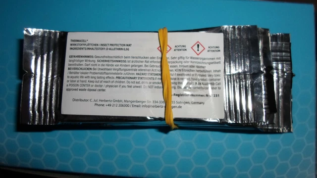 Angebot Thermacell Nachfüllpack Wirkstoffplättchen . Eine Packung SECHS (6)Stück
