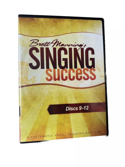 Brett Manning's Singing Success Voice Tng Program 2005 FOUR CD #9,10,11 &12 READ