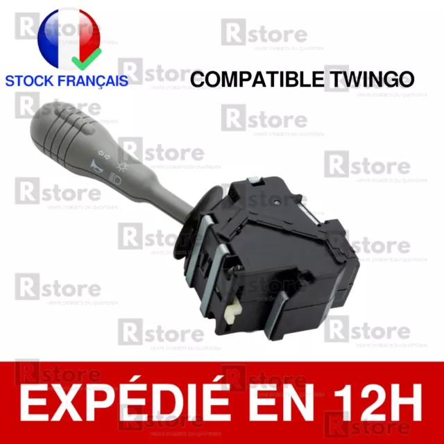 Commodo éclairage phare et clignotant Renault twingo GRIS