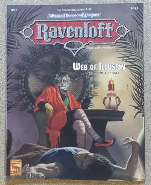 RM3 AD&D 2e Ravenloft: Web of Illusion (TSR 9415) 1993 NEW/Unused