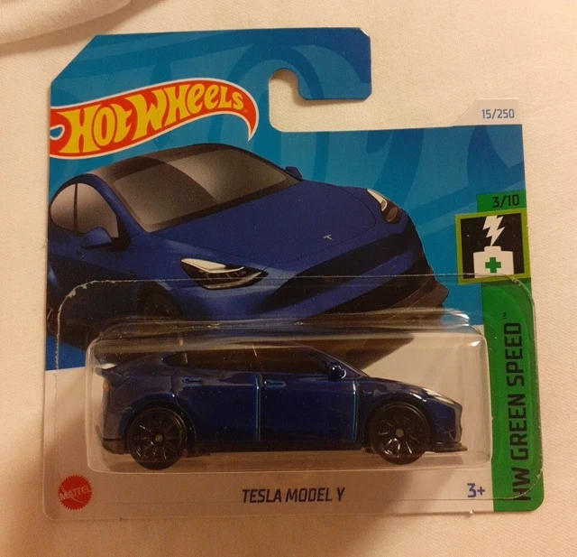 NEW HOT WHEELS 2024 Blue TESLA MODEL Y Hw Green Speed 6.19 PicClick