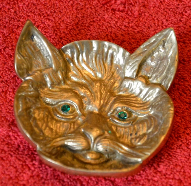 Cendrier en forme de tête de chat avec couvercle - Cendrier d
