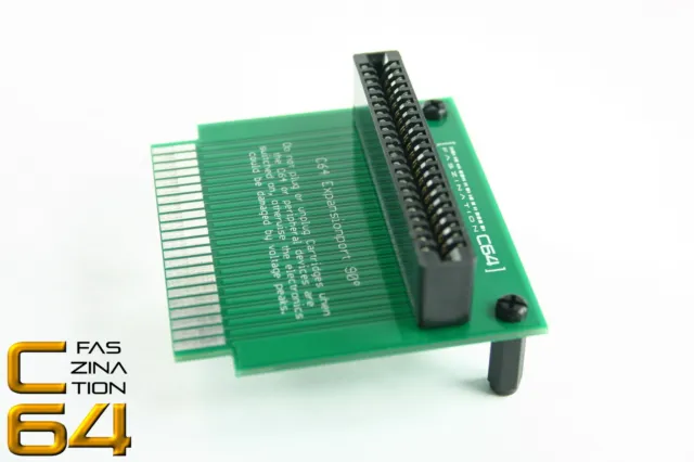 Faszination C64 | Winkeladapter 90° für Commodore 64 Expansionport | #2040