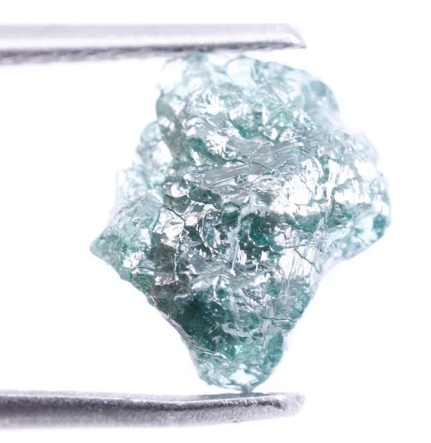 Diamant Brut Bleu Naturel Non Taillé - 2,16 Carats, Origine Inde, Pour Collection Ou Création