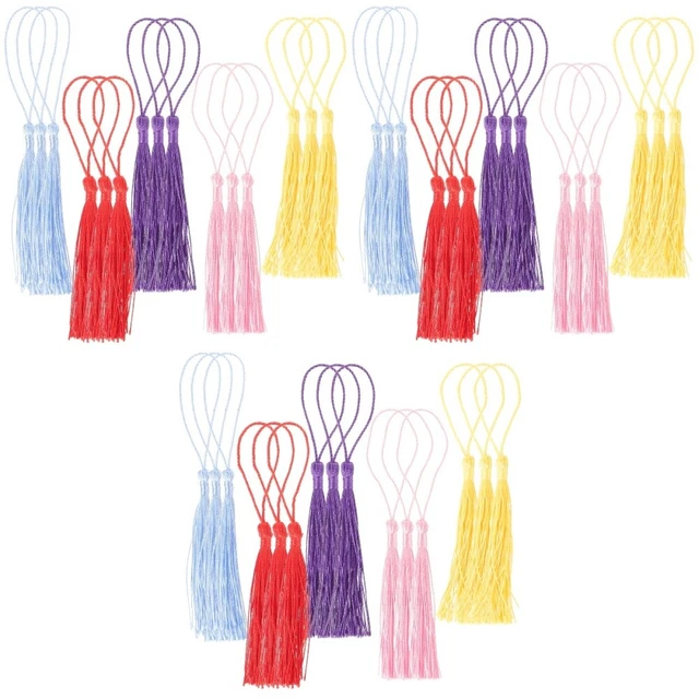 3 juegos llavero accesorios decoración borlas para marcadores borlas profesional hazlo tú mismo