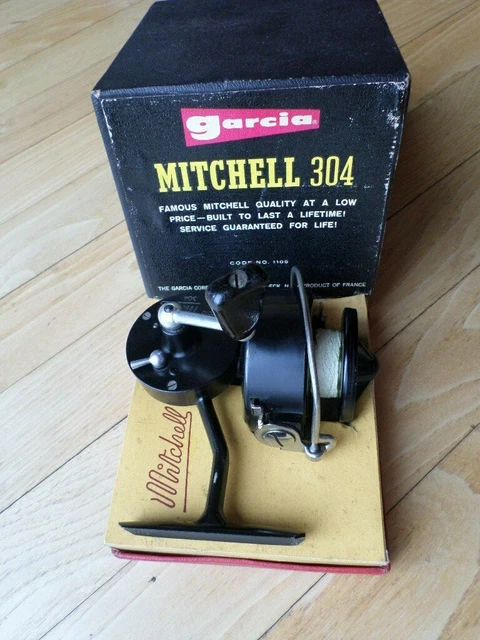 VINTAGE ANCIEN MOULINET Mitchell 304 Fonctionne Très bien EUR 12,00 - FR