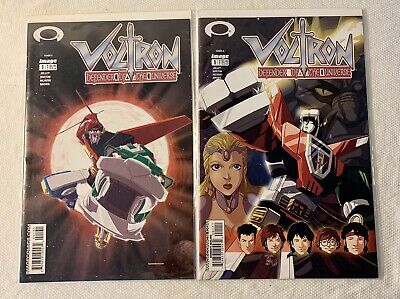 Voltron Defender Of The Universe Comic Book 1A And 1C Lot Of 2 Image Comics