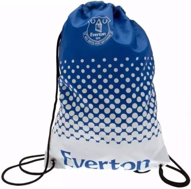 Everton FC Efc Blau - Weiß Sporttasche Sport Pe Set Kordelzug Schwimmtasche Fd