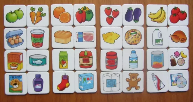 2004 SHOPPING LIST Game Orchard Toys Spare Replacement Food Cards Choose 1 Card